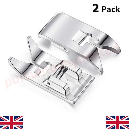 2 Pack Sewing Machine Standard Zig Zag Presser Foot Snap-On