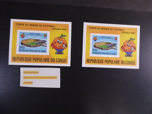 Football I, top collection unc. Series (22) & Special Blocks (101), **/MNH — image 9