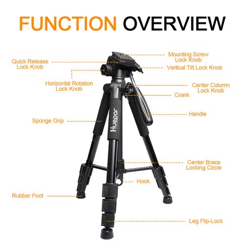 Multi function Adjustable Tripod 56"/143cm use for Laser Level&Travel Camera — image 3