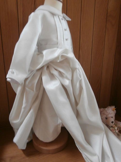 Boys Christening gown - Baby romper suit - Baptism Dress - Handmade to order UK — image 3