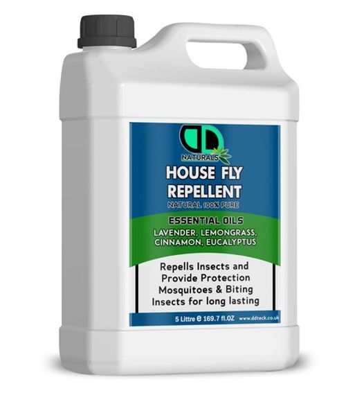 House Fly Repellent 100% Natural Essential Oils Lavender Lemongrass Eucalyptus