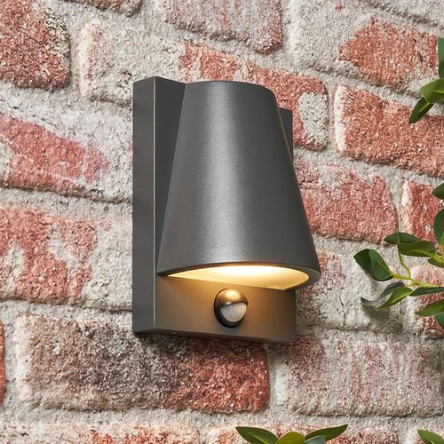 Litecraft Astrid Outdoor IP43 Wall Light With PIR Motion Sensor - Anthracite     — image 5