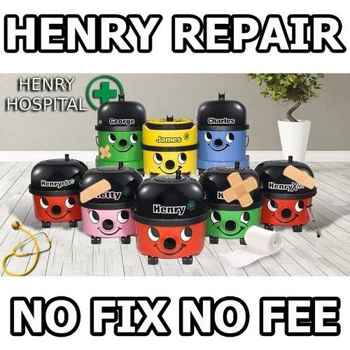 Henry Hoover Repair Service - No Fix/No Fee - Flat Rate £40