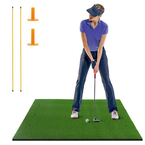 Golf Hitting Mat Artificial Turf Mat Indoor Outdoor Golf Practice Grass Mat — image 5