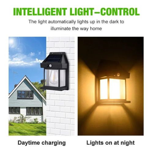 4 PACK Solar Garden Security Lamp Powered PIR Motion Sensor Outdoor Wall Lights — image 5