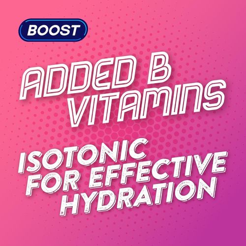 Boost Hydration Drink, Sport Drink, Mixed Berry Flavour- 500ml x 12 pack Bottles — image 5