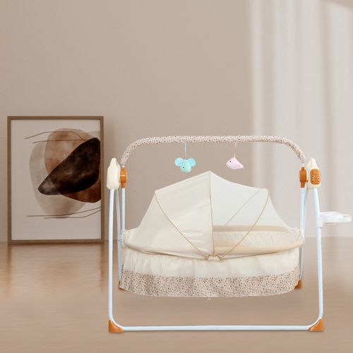 25KG Electric Bluetooth Auto-Swing Cot Baby Cradle Crib Infant Bed Rocking Chair — image 18