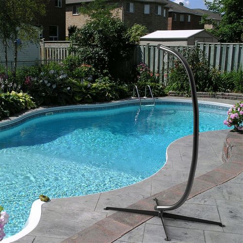 Large Rattan Hanging Egg Chair Frame Swing Egg Chair Frame Pole Stand Frame Only — image 7