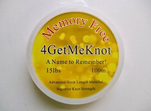 4GetMeKnot MEMORY FREE FISHING LINE / MONO - 15lb/20lb/25lb/30lb/40lb/50lb/60lb