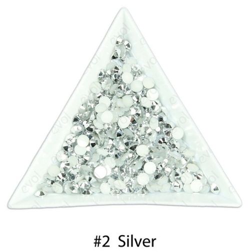 2mm 3mm 4mm 5mm 6mm Crystal Flat Back Nail Art Face Festival Rhinestones Gems