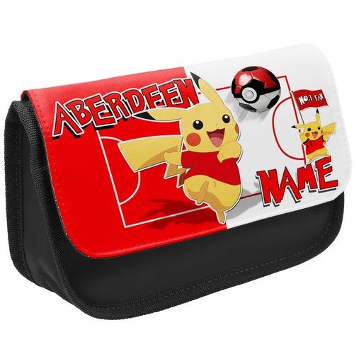 Football Pencil Case Pokemon School Stationary Bag Boys Kids Personalised Gift