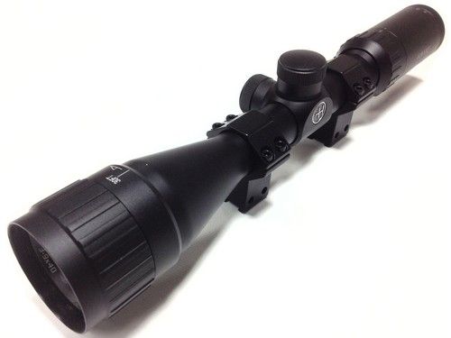 Hawke Fast Mount 3-9x40 AO Mildot Scope With Mounts - 11323