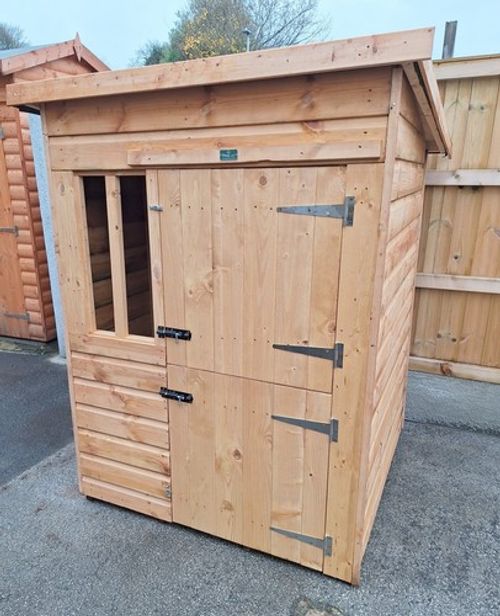 Dog Kennel Outdoor Pinelap Deluxe 4FT x 4FT Large Wooden Kennel Fully T&G 12mm