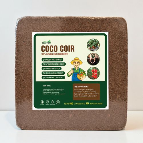 80L Coco Coir Compost Blocks | Peat-Free Natural |Growing Media| — image 2