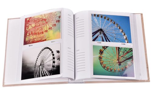 Large Travel Memories 200 Holds Slip In Memo Area Photo Album 4' x 6'   -FL200 — image 4