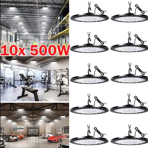 UFO LED High Bay Light Workshop Garage Factory Lights Industrial Warehouse Lamp