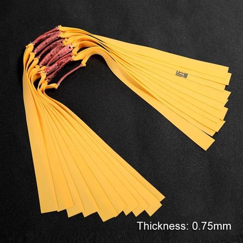 Flat Rubber Bands Slingshot Hunting Catapult Replacement Tapered Elastic Band — image 1