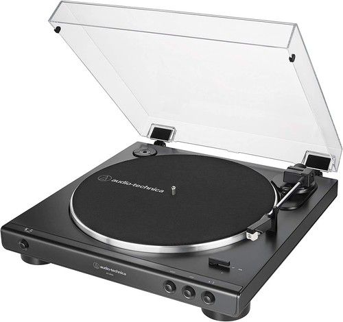 Audio-Technica LP60X, Fully Automatic Belt-Drive Turntable, Black
