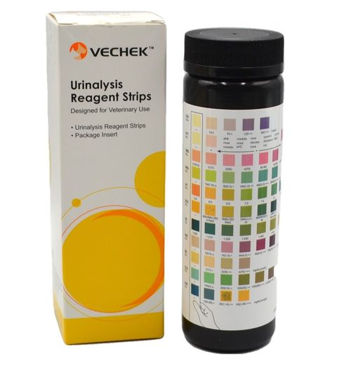 VETERINARY Urine Testing Strips | Cats, Dogs | Diabetes, UTI, Kidney | Testing — image 1