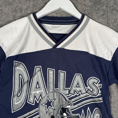 Vintage 90s Kids Dallas Cowboys Jersey Shirt Size L? 15x21 1996 NFL Cut Tag — image 2