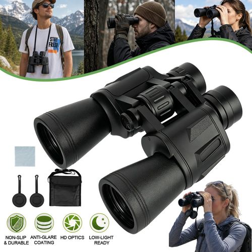 20x50 Military Binoculars Powerful Long Range BAK4 HD Telescope Hunting — image 23