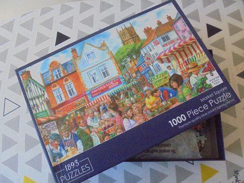 MARKET   1000 PIECES  GOOD PUZZLE — image 5