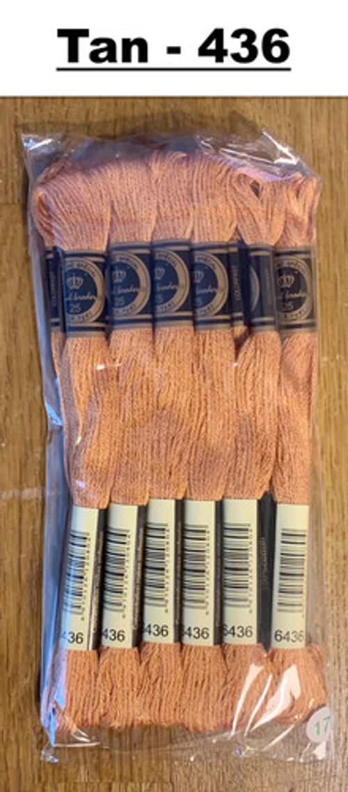 Embroidery Cross Stitch Thread Floss Cotton Skeins (Uses DMC Numbers) Colours