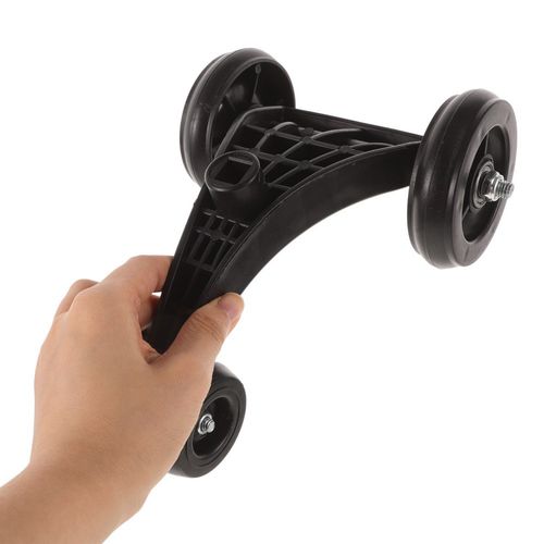 Plastic Kids Wiggle Car Wheels Replacement Set Flexible Non Skid Black — image 4