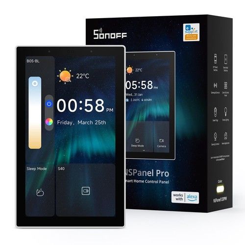 SONOFF NSPanel Pro 120 Type US Smart Home Center Control Panel 4.7" Touch Screen