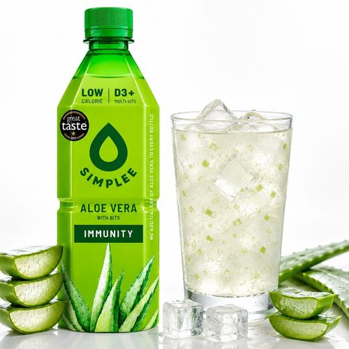 SIMPLEE Aloe Vera Drink With Bits (Immunity) – 500ml Bottles (Pack of 6) — image 4