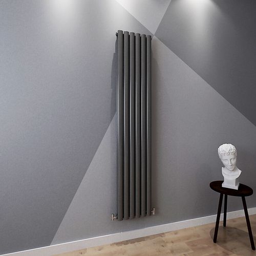 Designer Radiator Horizontal Vertical Oval Column Flat Panel Central Heating Rad — image 4