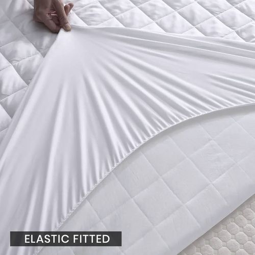 EXTRA DEEP QUILTED MATRESS MATTRESS PROTECTOR FITTED BED COVER ALL SIZES — image 3