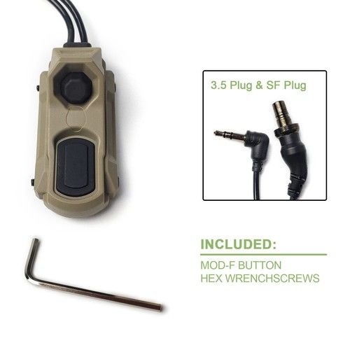 Tactical PEQ DBAL M600 M300 Flashlight Dual Function Pressure Switch Mlok Keymod