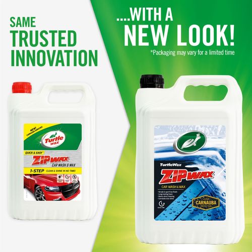 Turtle Wax Zip Super Concentrated Car Wash Shampoo & Wax Cleaning 2.5 Litre — image 5
