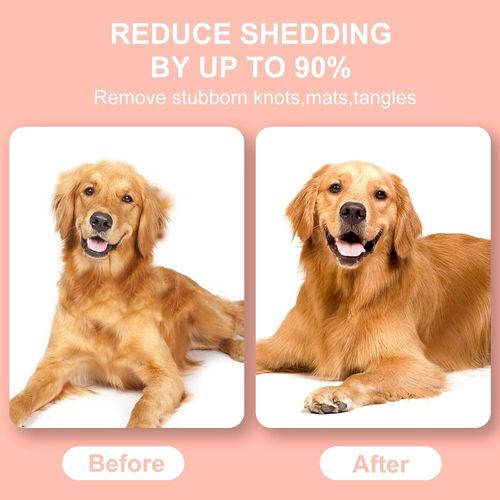 Professional Pet Grooming Comb Brush | Dematting & Undercoat Rake Tool for Dogs — image 8