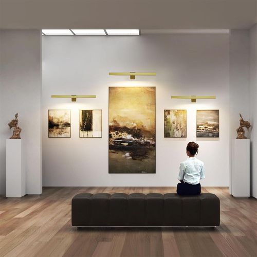 Wireless Picture Lights Rechargeable Art Display Light Dimmable Light w/ Remote — image 10