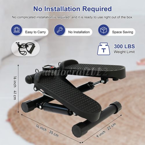 Mini Stepper Machine for Exercise Workout Machine | Home Cardio Machine + Mat UK — image 19