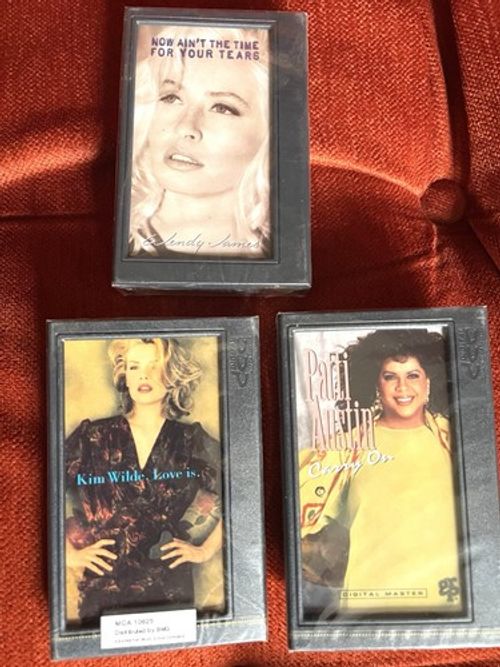3 x DCC Digital Cassette Tapes Mint Sealed Job Lot Ladies of Rock R&B Indie Pop