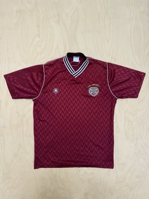 Vintage 1988 Heart of Midlothian Football Shirt