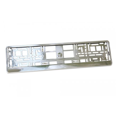 2 x "SUPER CHROME" EFFECT NUMBER PLATE HOLDER SURROUND CAR — image 4