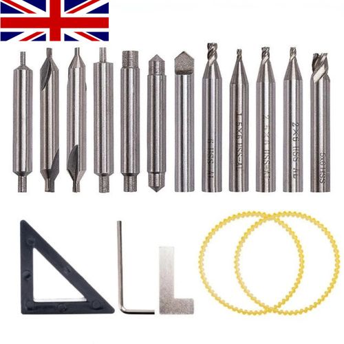 Drill Bits & Cutter Set For 368A Locksmith Tool Vertical Key Machine Spare Parts — image 2
