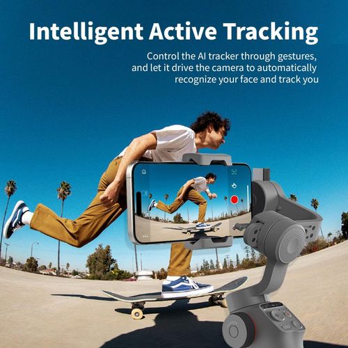 TOALLIN 3-Axis Smartphone Gimbal Stabilizer AI Tracking Foldable & Portable NEW — image 3