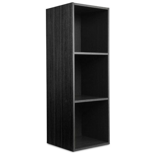 Vinyl LP Music Record Storage Box Cube 12" Cabinet Case Unit Rack Display Black — image 2