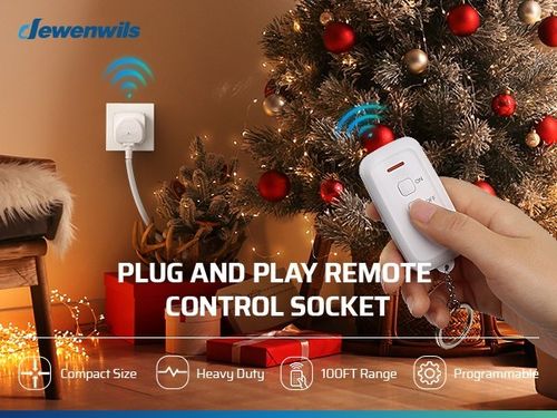 DEWENWILS Remote Control Socket & Keyring, 13A 3120W, Energy Saving, UKCA — image 11