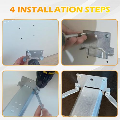 6x For IKEA Skorva Midbeam Bed Mounting Bracket 116791 Bed Frame Support Bracket — image 9