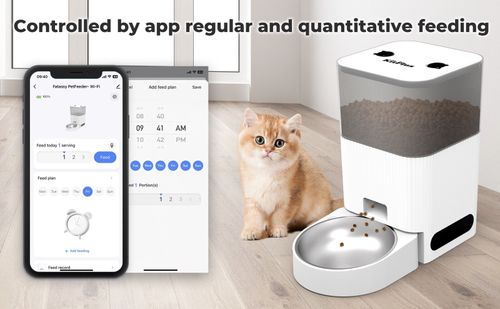Automatic Dog Feeder Cat feeder with Timer, APP Control,Wifi, 4L capacity — image 2