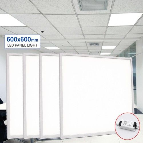 48W Ceiling Suspended Recessed LED Panel White Light Office Lighting 600x600MM