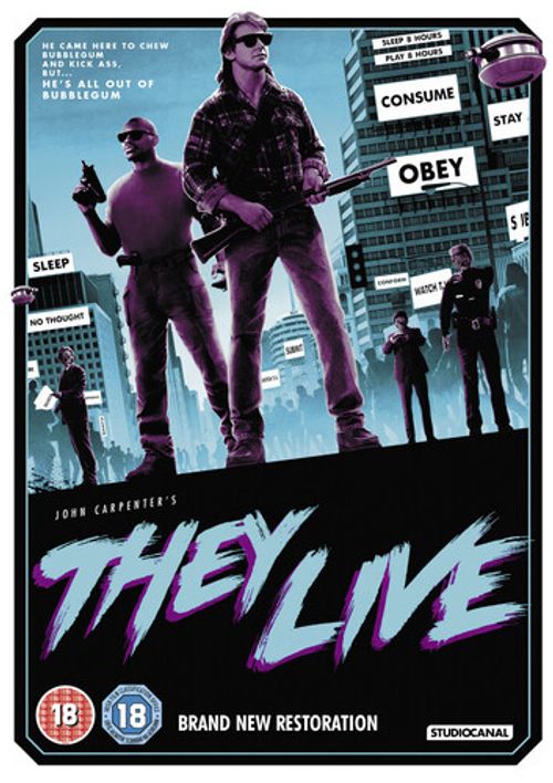 They Live DVD (2018) Roddy Piper, Carpenter (DIR) cert 18 ***NEW*** Great Value