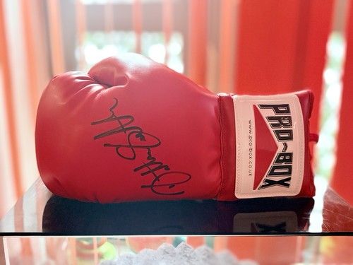 Signed Dalton Smith Pro-Box Red Boxing Glove with Certificate of Authenticity