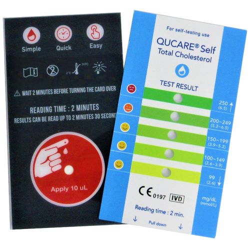 Total Cholesterol Test Quick and Simple | Qucare® | 2 Tests — image 4